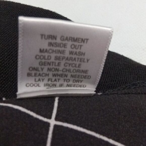 New York‎ & Company medium Black White 3/4 sleeve Boat Neck - Picture 10 of 11